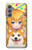 W3918 Baby Corgi Dog Corgi Girl Candy Hülle Schutzhülle Taschen und Leder Flip für Samsung Galaxy M34 5G