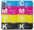 W3930 Cyan Magenta Yellow Key Hülle Schutzhülle Taschen und Leder Flip für Samsung Galaxy M34 5G