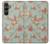 W3910 Vintage Rose Hülle Schutzhülle Taschen und Leder Flip für Samsung Galaxy S23 FE