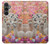 W3916 Alpaca Family Baby Alpaca Hülle Schutzhülle Taschen und Leder Flip für Samsung Galaxy S23 FE