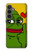 W3945 Pepe Love Middle Finger Hülle Schutzhülle Taschen und Leder Flip für Samsung Galaxy S23 FE