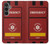 W3957 Emergency Medical Service Hülle Schutzhülle Taschen und Leder Flip für Samsung Galaxy S23 FE