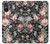W2727 Vintage Rose Pattern Hülle Schutzhülle Taschen und Leder Flip für Sony Xperia 5 V