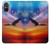 W3841 Bald Eagle Flying Colorful Sky Hülle Schutzhülle Taschen und Leder Flip für Sony Xperia 5 V