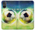 W3844 Glowing Football Soccer Ball Hülle Schutzhülle Taschen und Leder Flip für Sony Xperia 5 V