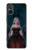 W3847 Lilith Devil Bride Gothic Girl Skull Grim Reaper Hülle Schutzhülle Taschen und Leder Flip für Sony Xperia 5 V