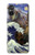 W3851 World of Art Van Gogh Hokusai Da Vinci Hülle Schutzhülle Taschen und Leder Flip für Sony Xperia 5 V