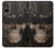 W3852 Steampunk Skull Hülle Schutzhülle Taschen und Leder Flip für Sony Xperia 5 V