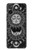 W3854 Mystical Sun Face Crescent Moon Hülle Schutzhülle Taschen und Leder Flip für Sony Xperia 5 V