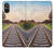W3866 Railway Straight Train Track Hülle Schutzhülle Taschen und Leder Flip für Sony Xperia 5 V