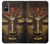 W3874 Buddha Face Ohm Symbol Hülle Schutzhülle Taschen und Leder Flip für Sony Xperia 5 V