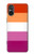 W3887 Lesbian Pride Flag Hülle Schutzhülle Taschen und Leder Flip für Sony Xperia 5 V