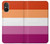 W3887 Lesbian Pride Flag Hülle Schutzhülle Taschen und Leder Flip für Sony Xperia 5 V