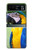 W3888 Macaw Face Bird Hülle Schutzhülle Taschen und Leder Flip für Motorola Razr 40