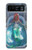 W3912 Cute Little Mermaid Aqua Spa Hülle Schutzhülle Taschen und Leder Flip für Motorola Razr 40