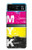 W3930 Cyan Magenta Yellow Key Hülle Schutzhülle Taschen und Leder Flip für Motorola Razr 40