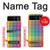 W3942 LGBTQ Rainbow Plaid Tartan Hülle Schutzhülle Taschen und Leder Flip für Motorola Razr 40