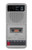 W3953 Vintage Cassette Player Graphic Hülle Schutzhülle Taschen und Leder Flip für Motorola Razr 40