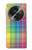 W3942 LGBTQ Rainbow Plaid Tartan Hülle Schutzhülle Taschen und Leder Flip für OnePlus OPEN
