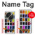W3956 Watercolor Palette Box Graphic Hülle Schutzhülle Taschen und Leder Flip für OnePlus OPEN
