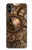 W3927 Compass Clock Gage Steampunk Hülle Schutzhülle Taschen und Leder Flip für Samsung Galaxy A05