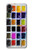 W3956 Watercolor Palette Box Graphic Hülle Schutzhülle Taschen und Leder Flip für Samsung Galaxy A05