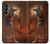 W3919 Egyptian Queen Cleopatra Anubis Hülle Schutzhülle Taschen und Leder Flip für Samsung Galaxy A05s