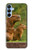 W3917 Capybara Family Giant Guinea Pig Hülle Schutzhülle Taschen und Leder Flip für Samsung Galaxy A15 5G