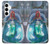 W3912 Cute Little Mermaid Aqua Spa Hülle Schutzhülle Taschen und Leder Flip für Samsung Galaxy A35 5G