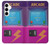 W3961 Arcade Cabinet Retro Machine Hülle Schutzhülle Taschen und Leder Flip für Samsung Galaxy A35 5G