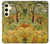 W3344 Henri Rousseau Tiger in a Tropical Storm Hülle Schutzhülle Taschen und Leder Flip für Samsung Galaxy S24