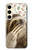 W3559 Sloth Pattern Hülle Schutzhülle Taschen und Leder Flip für Samsung Galaxy S24