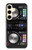 W3931 DJ Mixer Graphic Paint Hülle Schutzhülle Taschen und Leder Flip für Samsung Galaxy S24