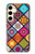 W3943 Maldalas Pattern Hülle Schutzhülle Taschen und Leder Flip für Samsung Galaxy S24