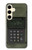 W3959 Military Radio Graphic Print Hülle Schutzhülle Taschen und Leder Flip für Samsung Galaxy S24