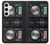 W3931 DJ Mixer Graphic Paint Hülle Schutzhülle Taschen und Leder Flip für Samsung Galaxy S24 Plus