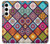 W3943 Maldalas Pattern Hülle Schutzhülle Taschen und Leder Flip für Samsung Galaxy S24 Plus