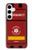 W3957 Emergency Medical Service Hülle Schutzhülle Taschen und Leder Flip für Samsung Galaxy S24 Plus