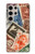 W3900 Stamps Hülle Schutzhülle Taschen und Leder Flip für Samsung Galaxy S24 Ultra