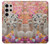 W3916 Alpaca Family Baby Alpaca Hülle Schutzhülle Taschen und Leder Flip für Samsung Galaxy S24 Ultra