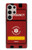 W3957 Emergency Medical Service Hülle Schutzhülle Taschen und Leder Flip für Samsung Galaxy S24 Ultra