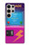 W3961 Arcade Cabinet Retro Machine Hülle Schutzhülle Taschen und Leder Flip für Samsung Galaxy S24 Ultra