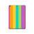 W3678 Colorful Rainbow Vertical Tablet Hülle Schutzhülle Taschen für iPad 10.2 (2021,2020,2019), iPad 9 8 7
