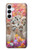 W3916 Alpaca Family Baby Alpaca Hülle Schutzhülle Taschen und Leder Flip für Samsung Galaxy A55 5G