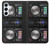 W3931 DJ Mixer Graphic Paint Hülle Schutzhülle Taschen und Leder Flip für Samsung Galaxy A55 5G