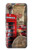 W3856 Vintage London British Hülle Schutzhülle Taschen und Leder Flip für Samsung Galaxy Xcover7