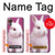 W3870 Cute Baby Bunny Hülle Schutzhülle Taschen und Leder Flip für Samsung Galaxy Xcover7