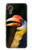 W3876 Colorful Hornbill Hülle Schutzhülle Taschen und Leder Flip für Samsung Galaxy Xcover7