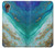 W3920 Abstract Ocean Blue Color Mixed Emerald Hülle Schutzhülle Taschen und Leder Flip für Samsung Galaxy Xcover7