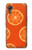 W3946 Seamless Orange Pattern Hülle Schutzhülle Taschen und Leder Flip für Samsung Galaxy Xcover7